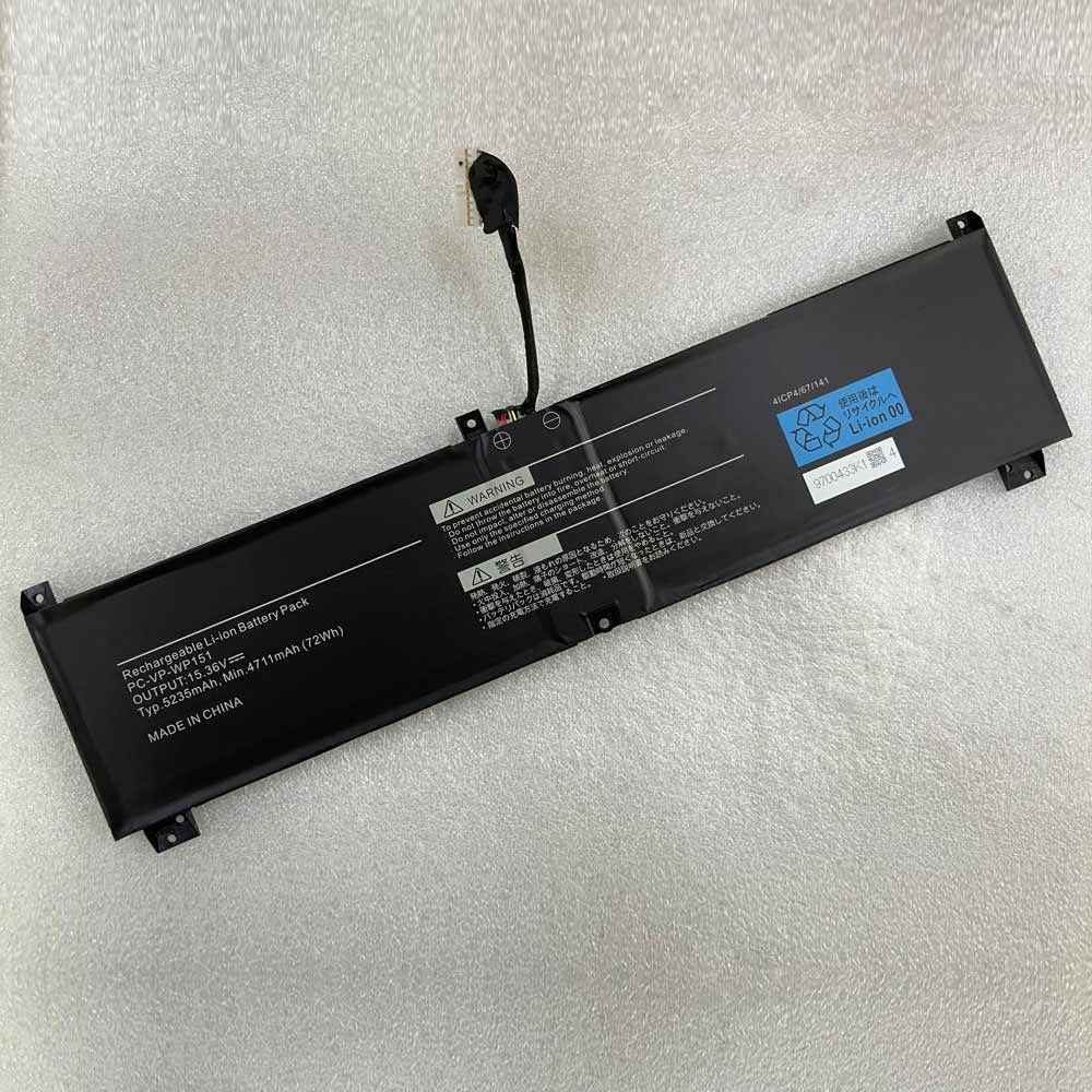 Batterie pour 4711MAH 72Wh 15.36V PC-VP-WP151