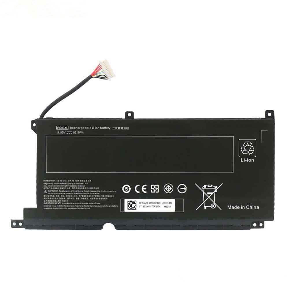 Batterie pour 5430mAh/65WH 11.55V/13.2V PG03XL