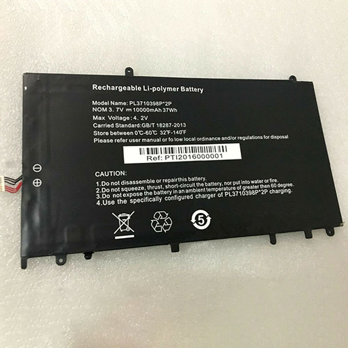 Batterie pour 10000mAh 3.7V PL3710398P*2p