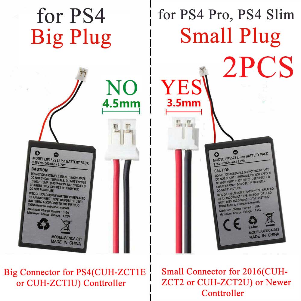 Batterie pour 1000mAh 3.65V LIP1522