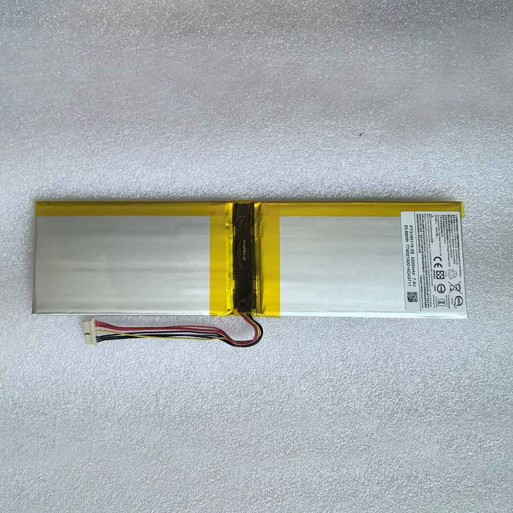 Batterie pour 3200mAh 7.4V PT3165115-2S