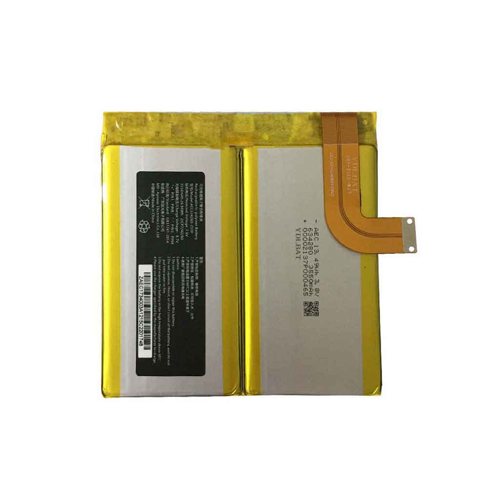 Batterie pour 3550mAh 7.6V 624284-2S