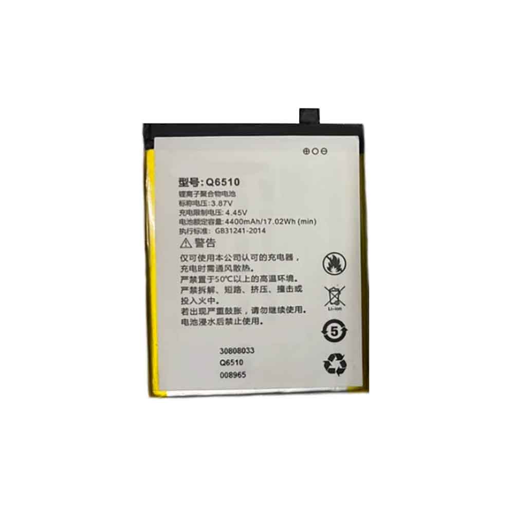 Batterie pour 4400mAh 3.87V Q6510