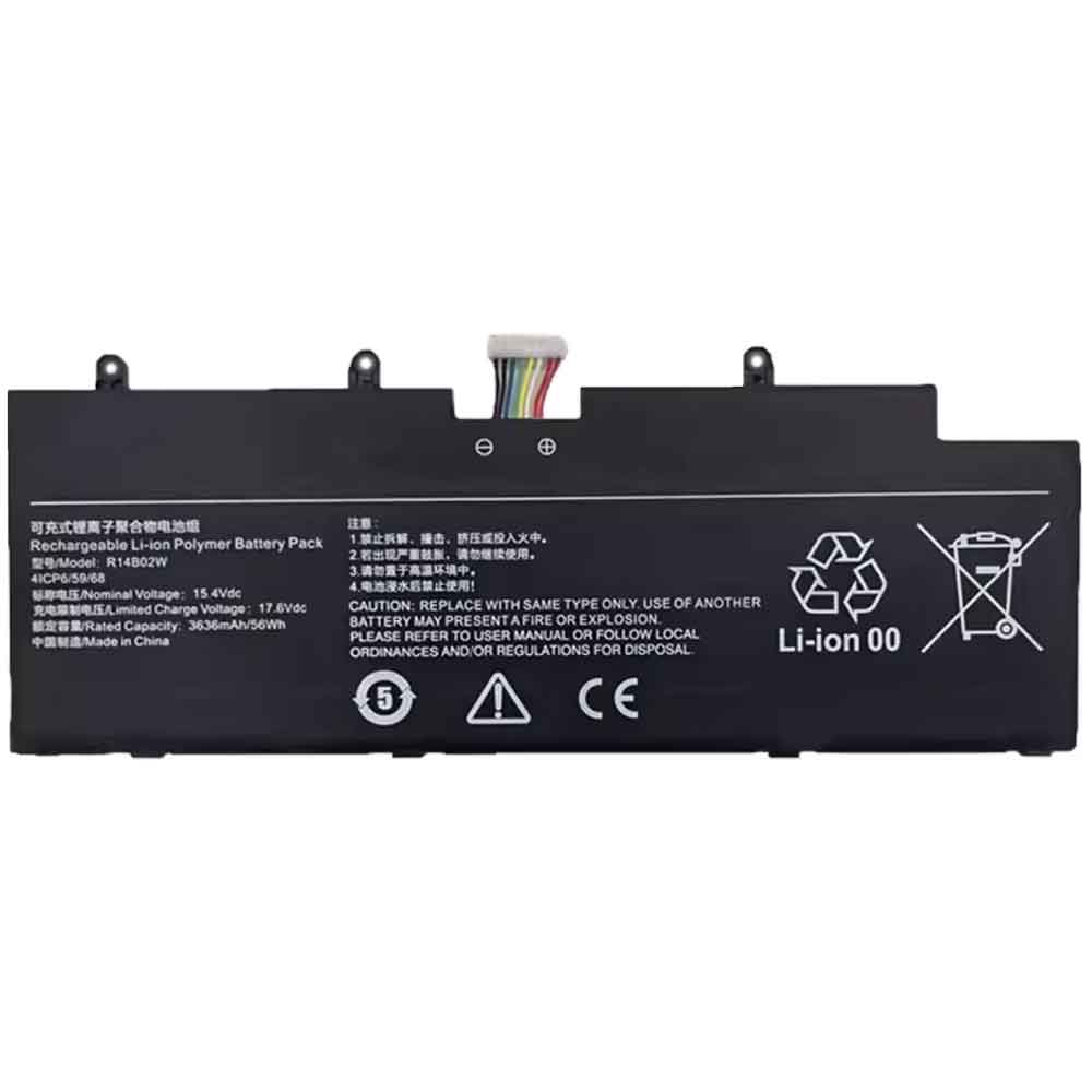 Batterie pour 3636mAh 15.4V R14B02W