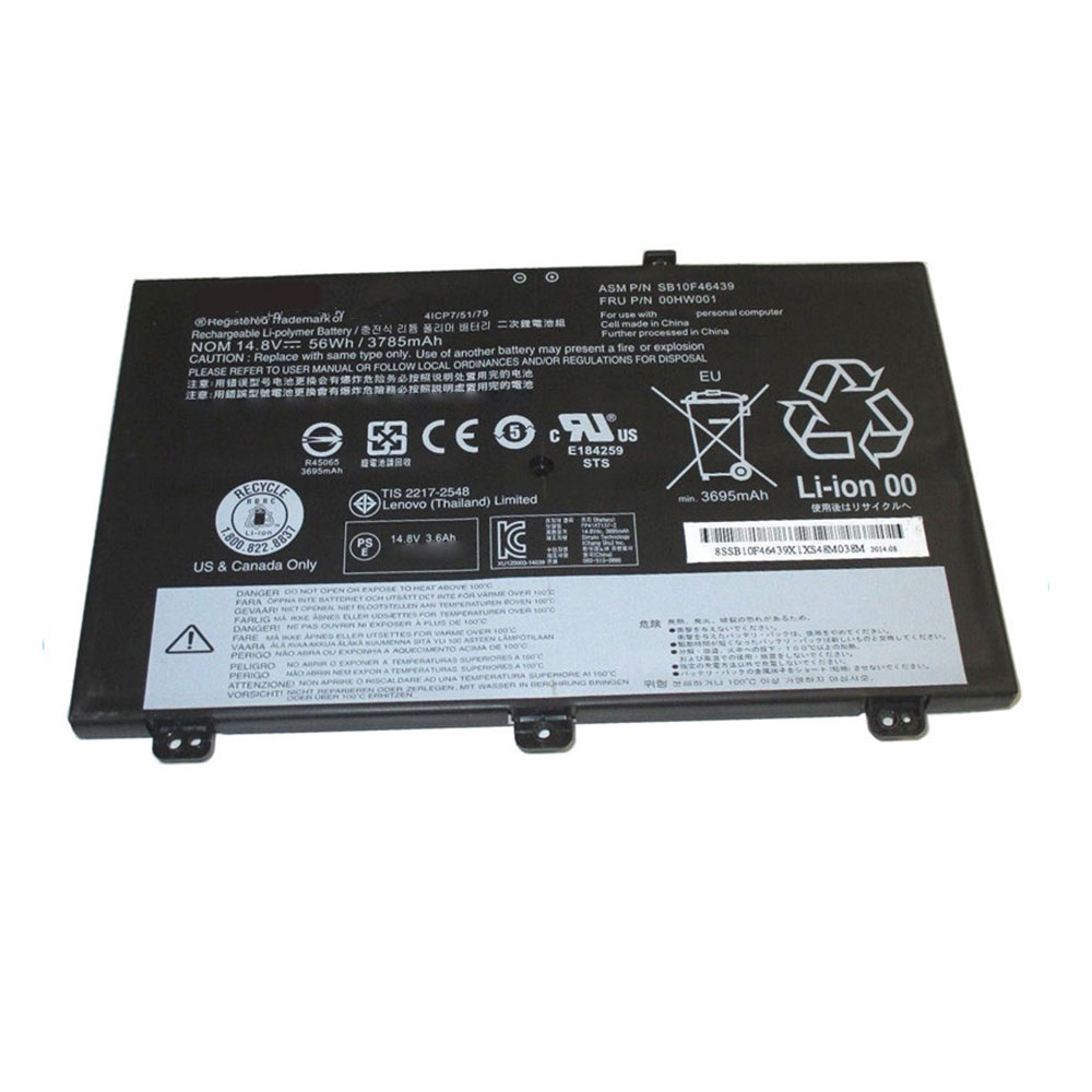 Batterie pour 3785mAh/56WH 14.8V SB10F46439