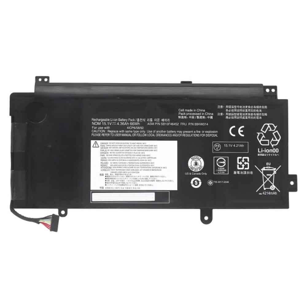 Batterie pour 4360mAh 15.1V SB10F46452