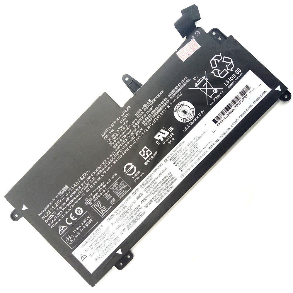 Batterie pour 3.735Ah/42Wh 11.25V(Compatible 11.4v ,Not Compatible 15.2V) 01AV400