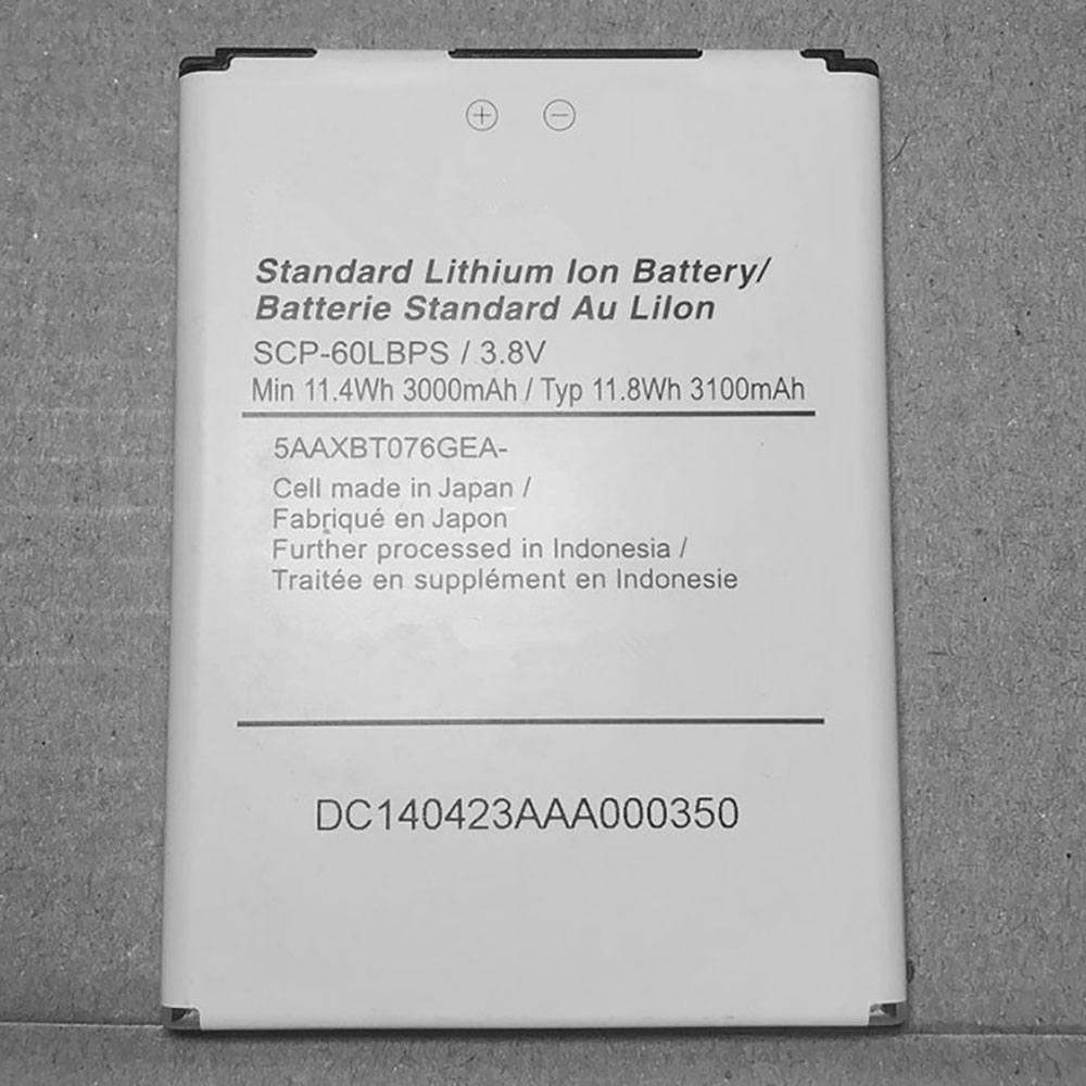 Batterie pour 1370mAh /5.1Wh 3.8V/4.35V SCP-60LBPS
