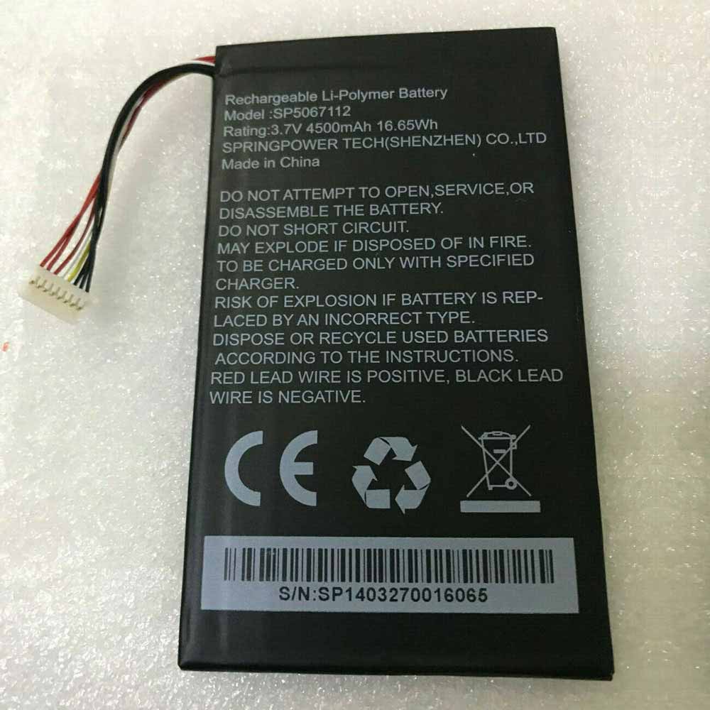 Batterie pour 4500mAh 16.65Wh 3.7V/4.2V SP5067112