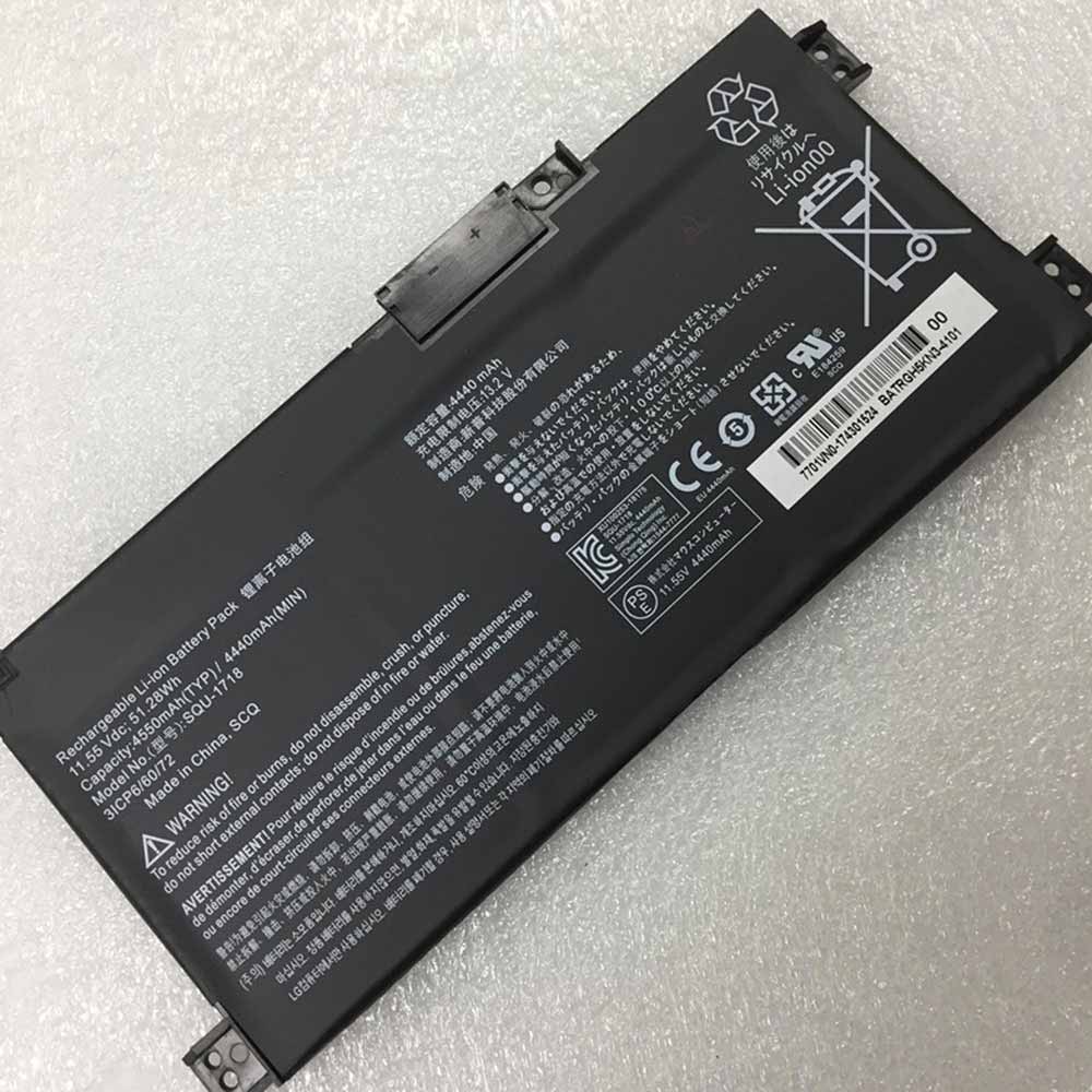 Batterie pour 4550mAh 51.28Wh 11.55V SQU-1711