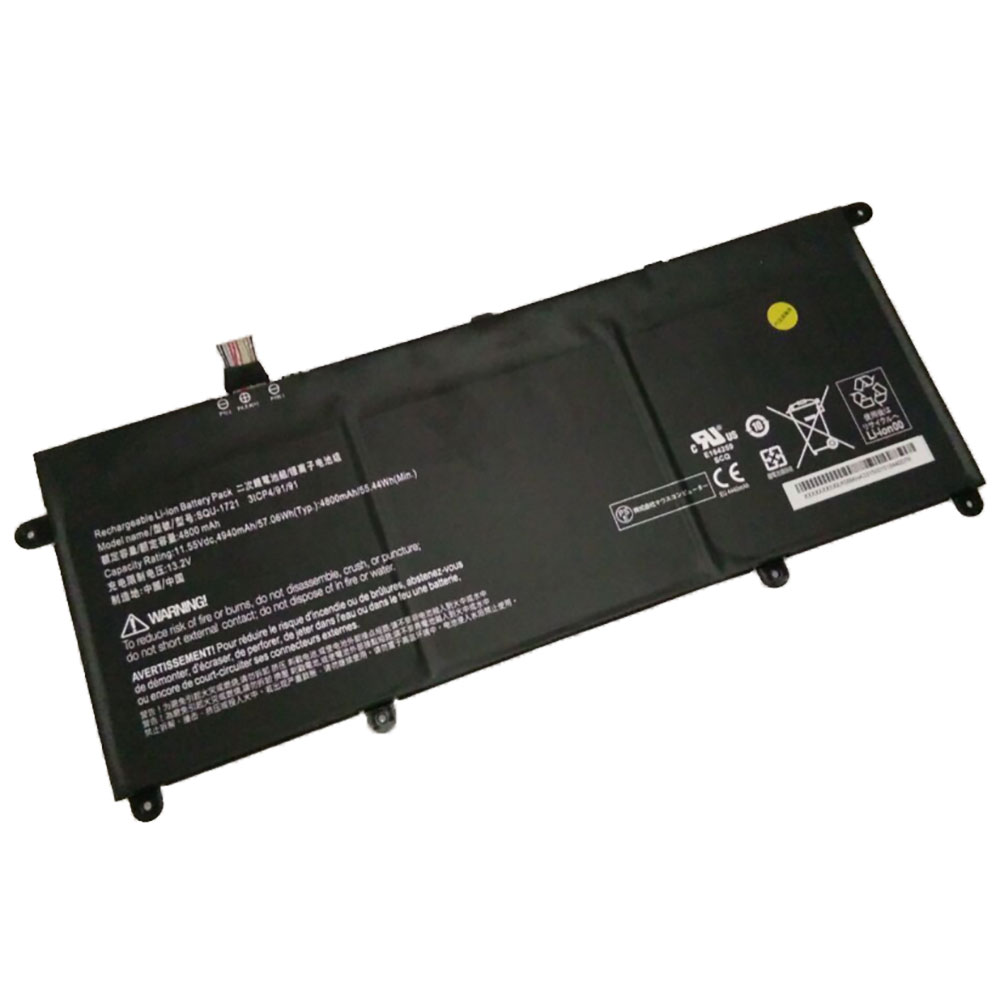 Batterie pour 4800mAh/55.44WH 11.55V/13.2V SQU-1721