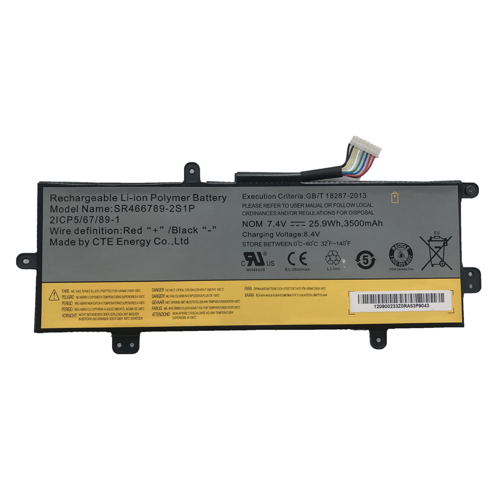 Batterie pour 3500mAh/25.9WH 7.4V/8.4V SR466789-2S1P