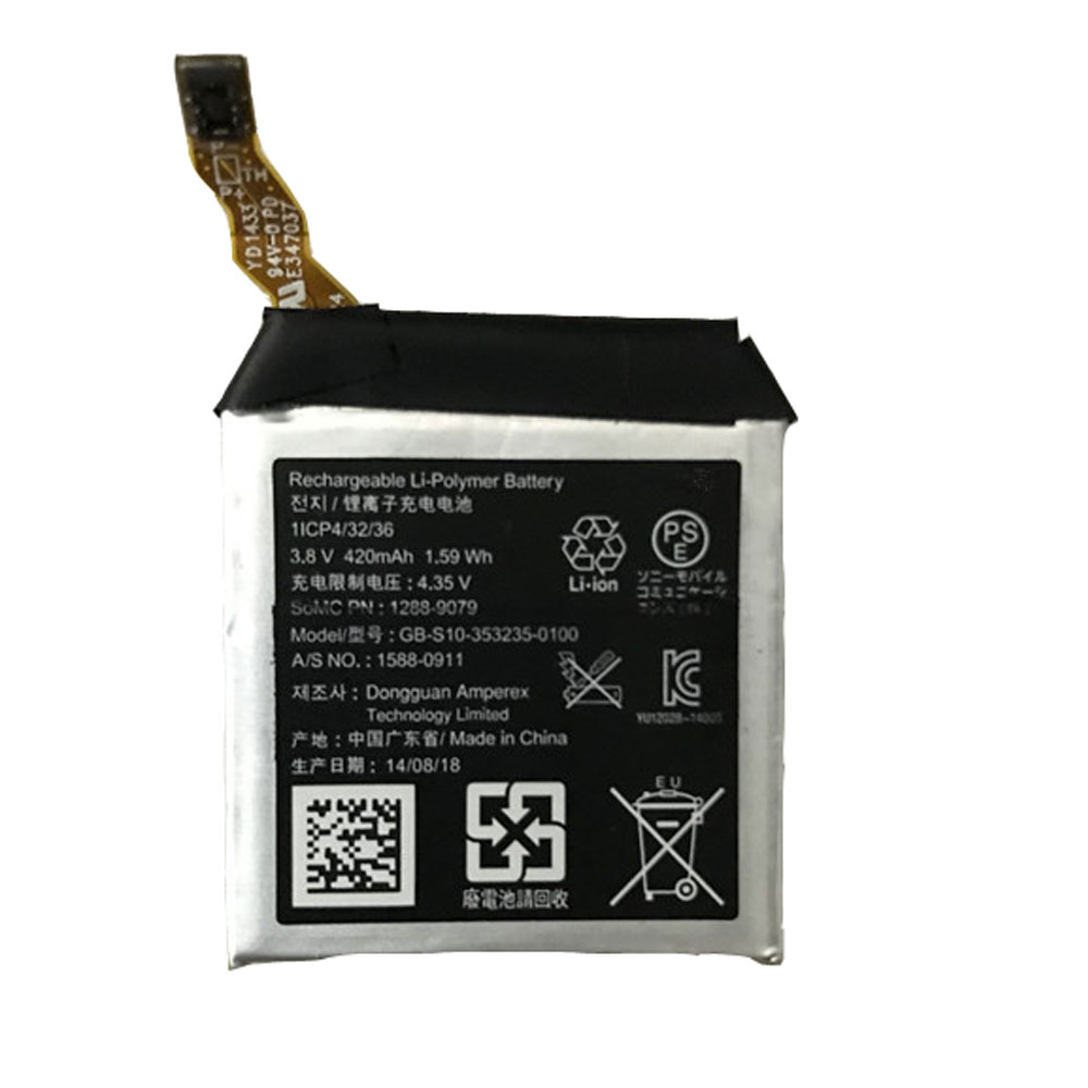 Batterie pour 1.59Wh/420 mAh 3.8V GB-S10-353235-0100