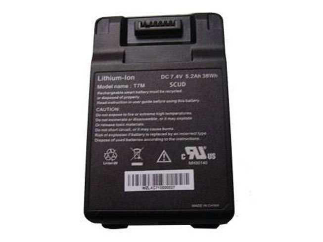 Batterie pour Twinhead Durabook T7M T7M SCUD 5.2Ah/38Wh