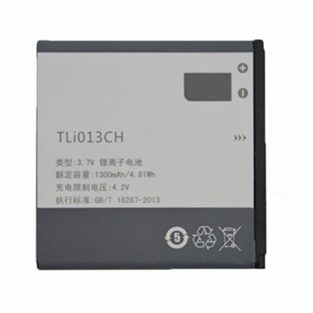 Batterie pour 1300mAh/4.81WH 3.7V/4.2V TLI013CH