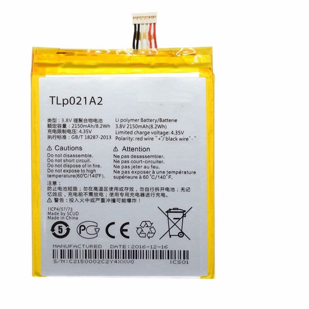 Batterie pour 2150MAH/8.2Wh 3.8V/4.35V TLP021A2