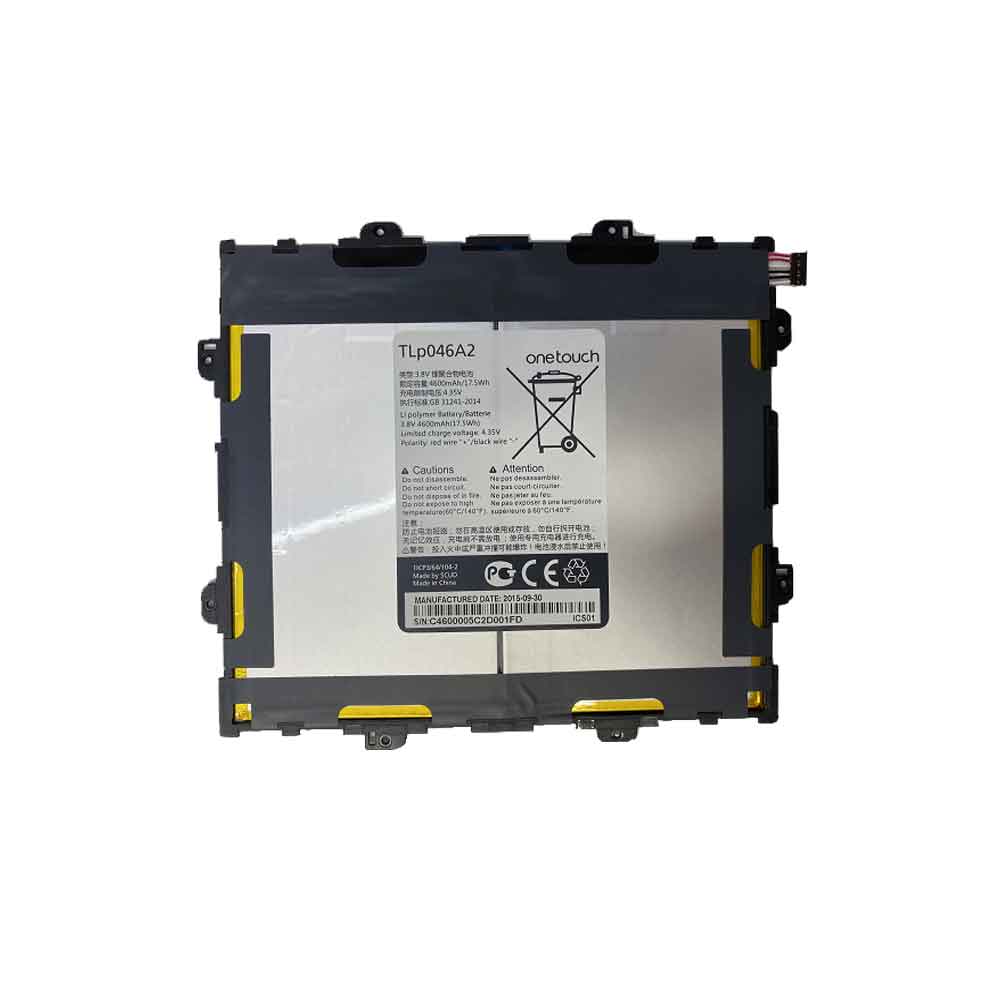 Batterie pour 4000MaH 17.5Wh 3.8V 4.35V TLP046A2