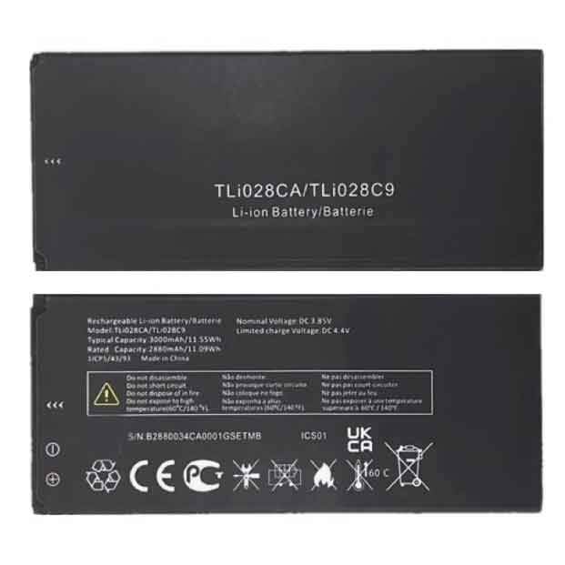 Batterie pour 3000mAh 3.85V TLi028CA/TLi028C9