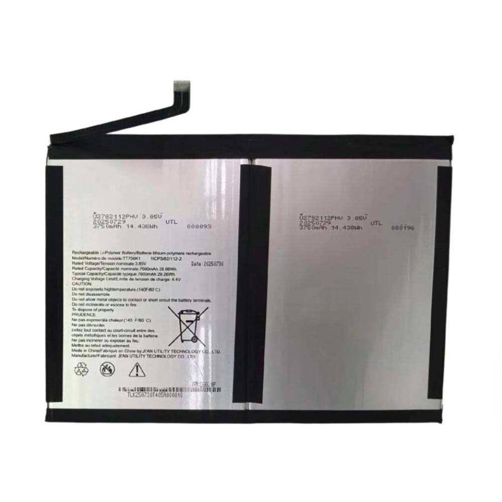 Batterie pour 7600mAh 3.85V TT750K1