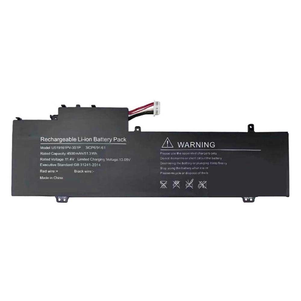 Batterie pour 4500mAh 11.4V U519161PV-3S1P