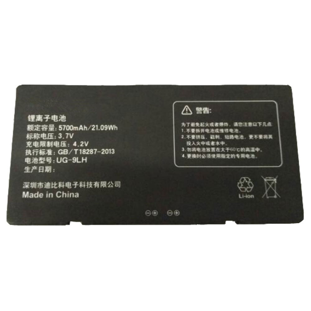 Batterie pour 5700MAH/21.09WH 3.7V/4.2V UG-9LH