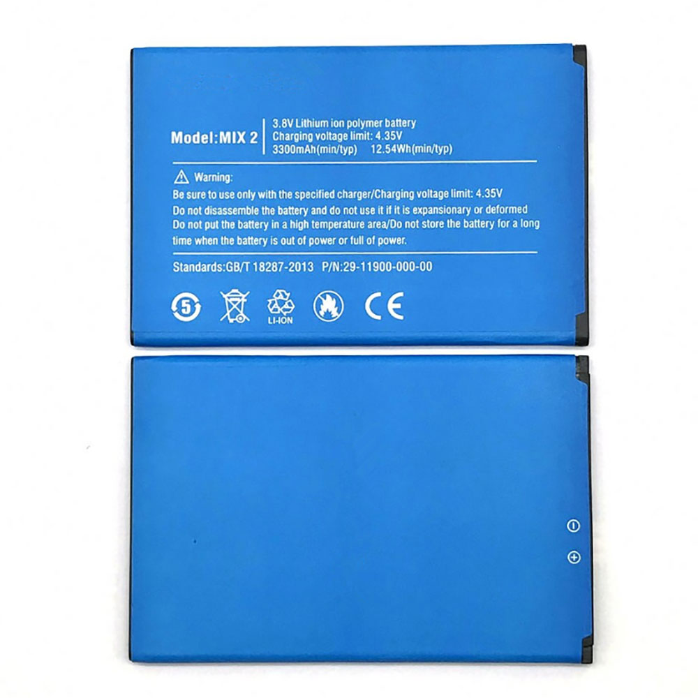 different Mix2 battery