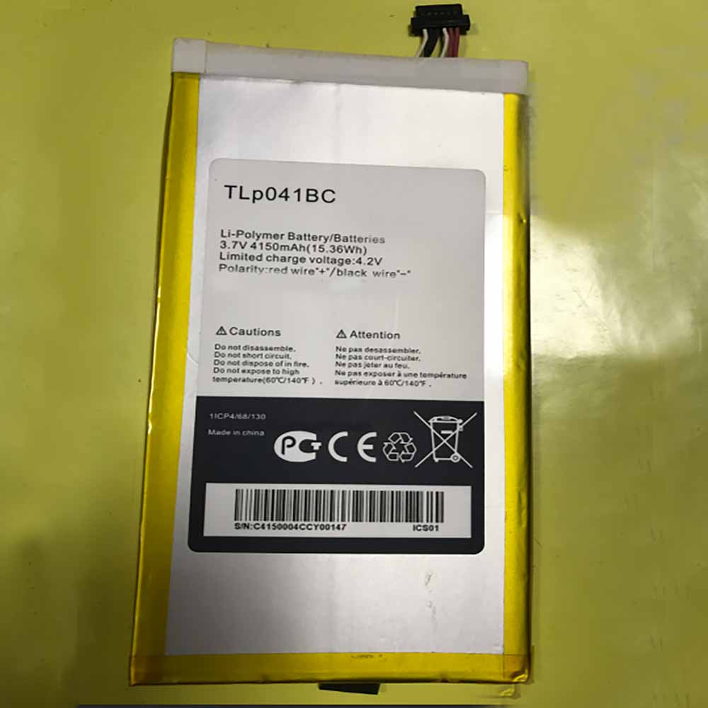 Batterie pour 4150mAh/15.36WH 3.7V/4.2V TLP041BC