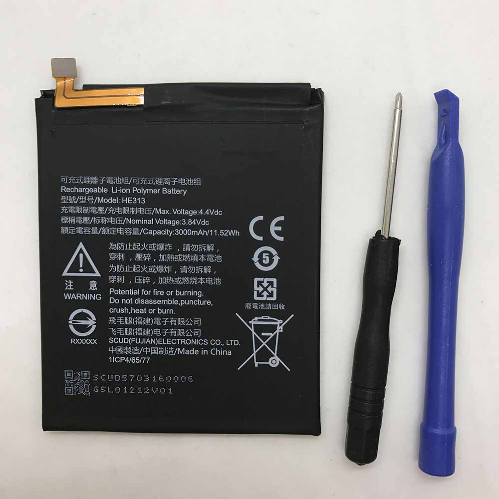 Batterie pour 3000mAh/11.52WH 3.84V/4.4V HE313