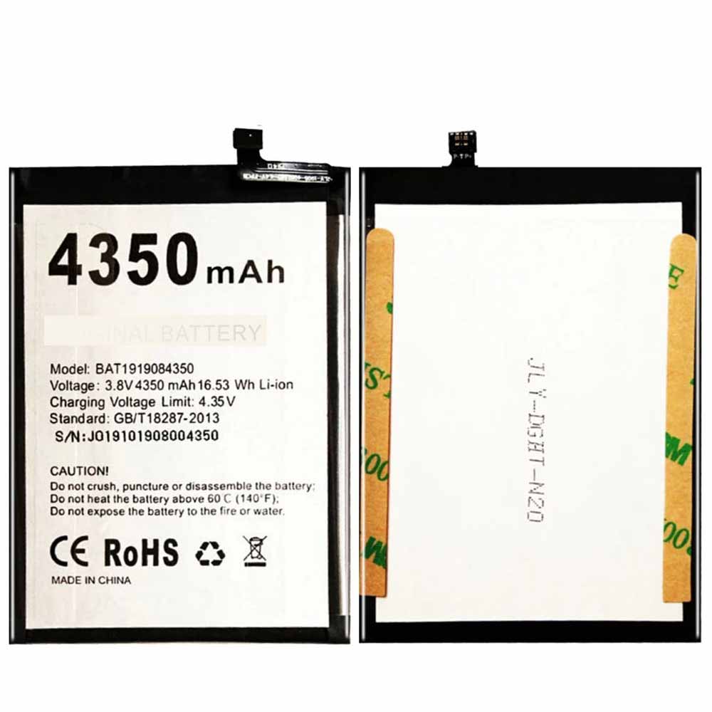 Batterie pour 4350mAh/16.53WH 3.8V/4.35V BAT1919084350