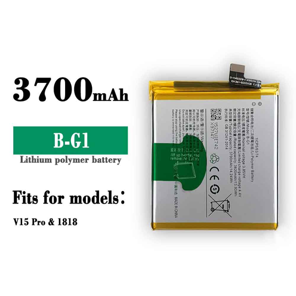 Batterie pour 3620mAh/13.93WH 3.85V 4.4V B-G1