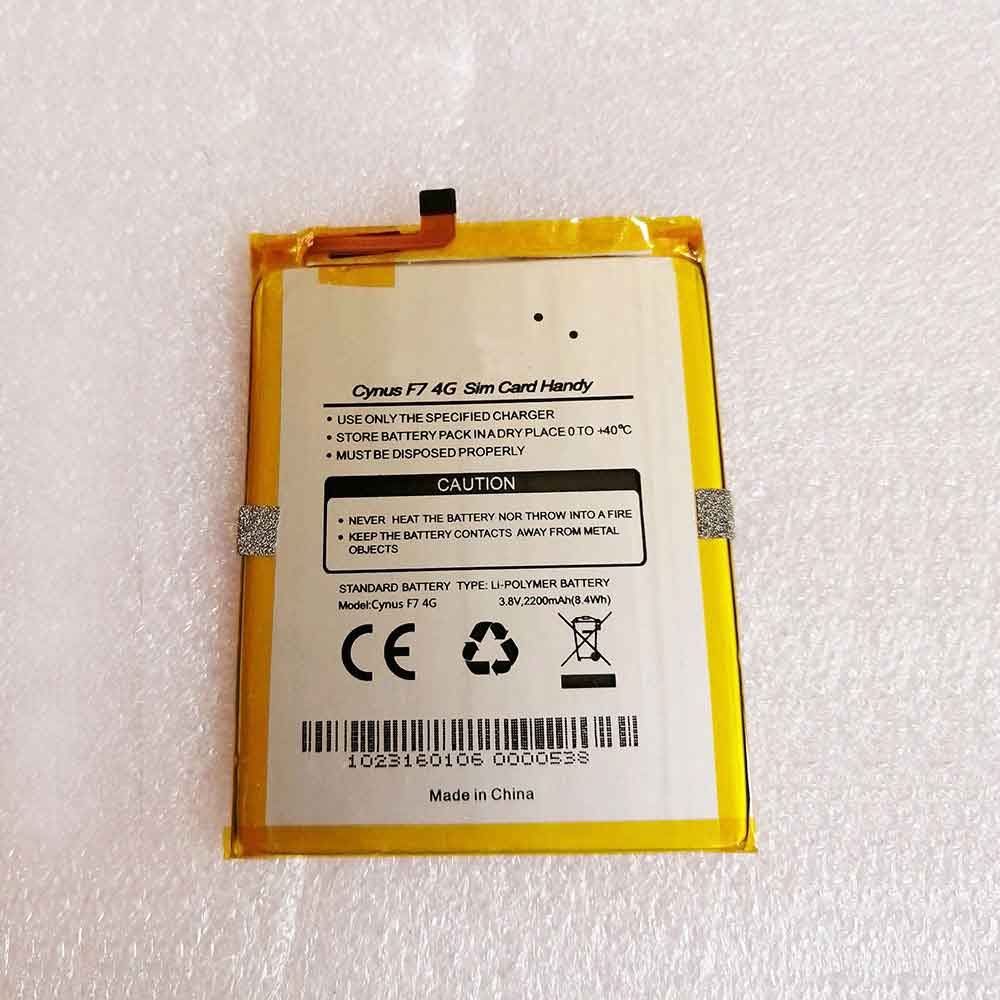 Batterie pour 2200mAh 8.4WH 3.8V Cynus-F7