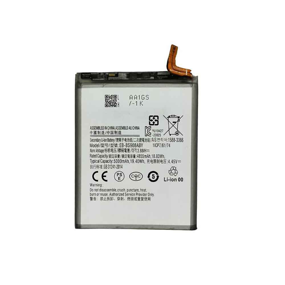 Batterie pour 5000mAh/19.40WH 3.88V 4.35V EB-BS908ABY
