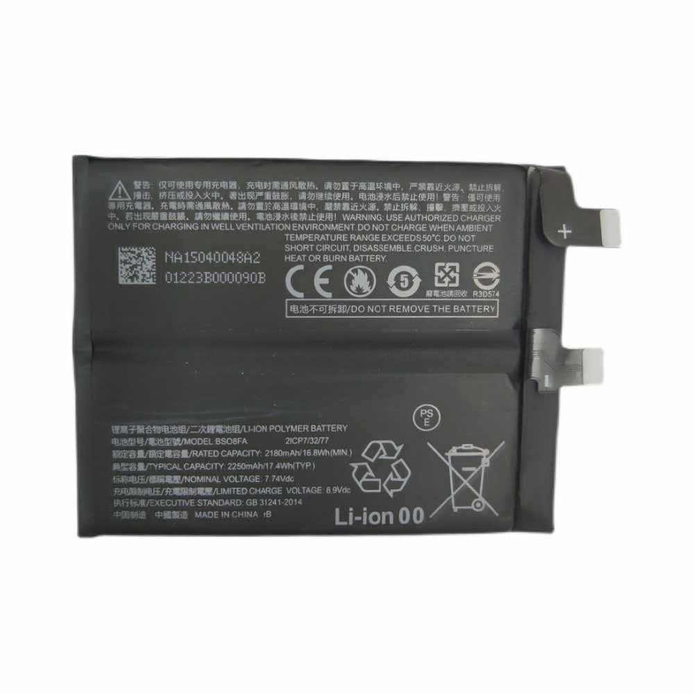 Batterie pour 2180mAh 16.8WH 7.74V 8.9V BS08FA