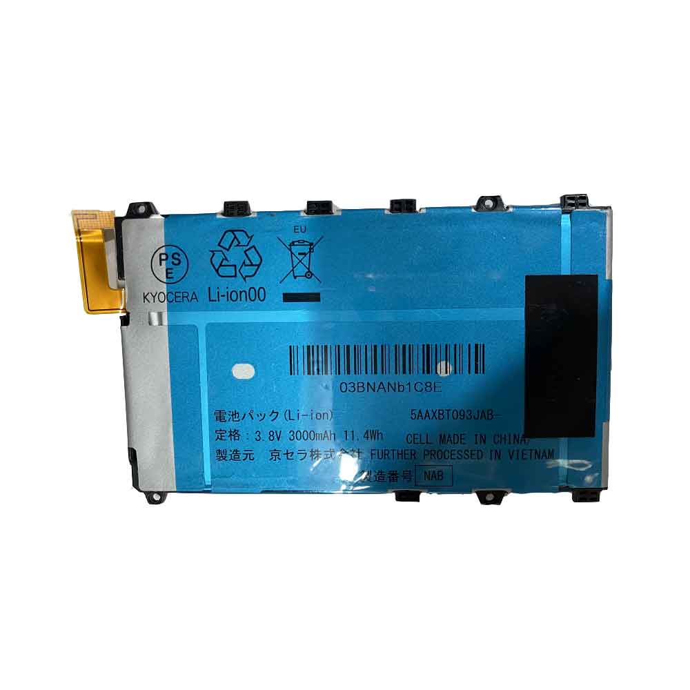 Batterie pour 3000mAh 11.4WH 3.8V 5AAXBT093JAB