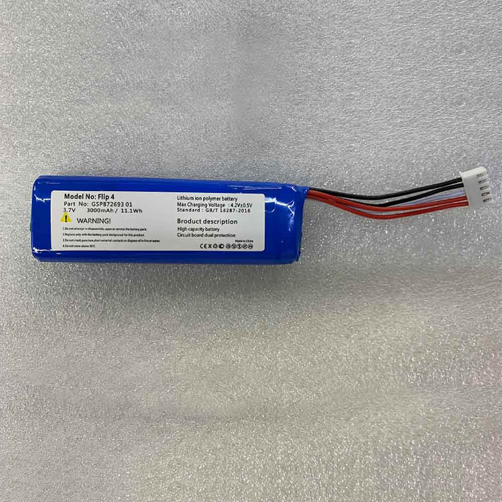 Batterie pour 3000mAh 11.1WH 3.7V 4.2V GSP872693-01