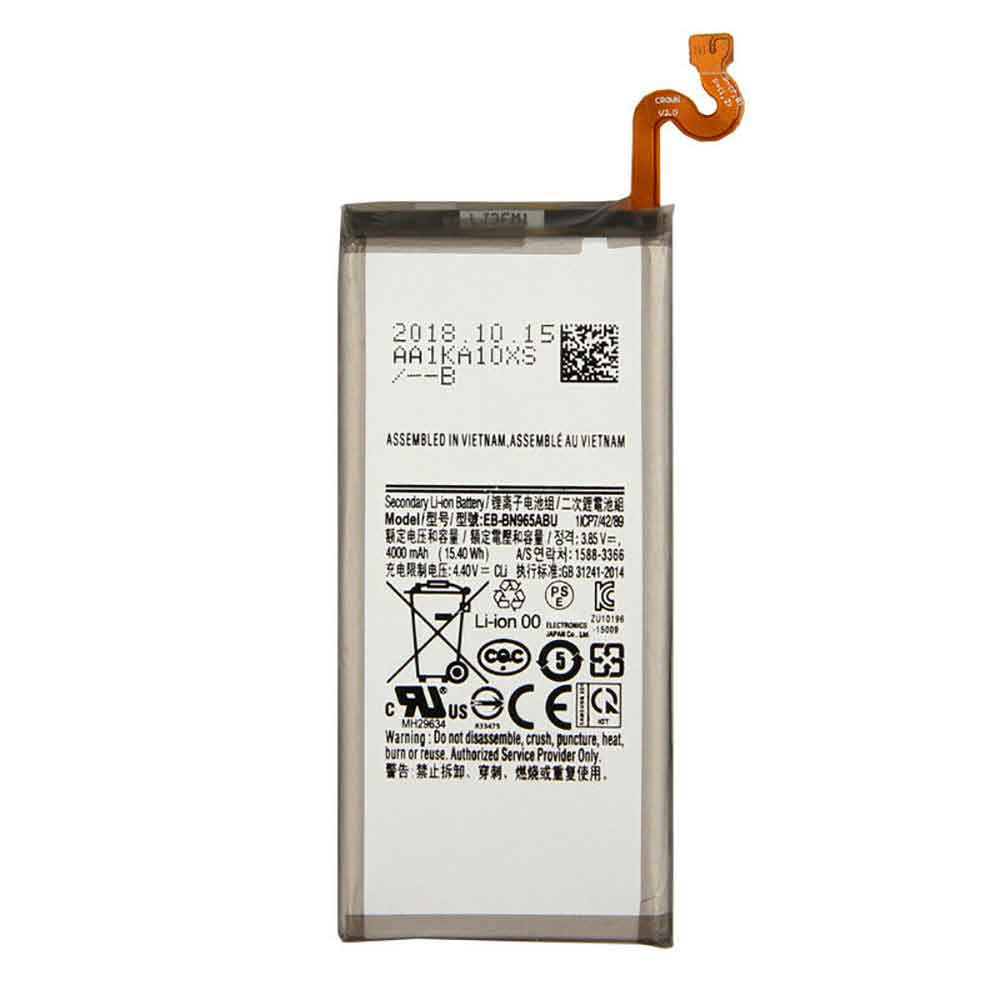 Batterie pour 4000mAh 15.40WH 3.85V 4.4V EB-BN965ABU