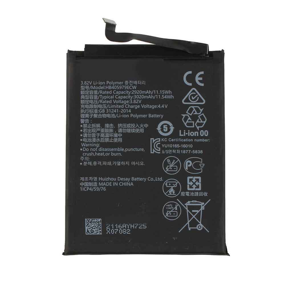 Batterie pour 2920mAh 11.15WH 3.82V 4.4V HB405979ECW