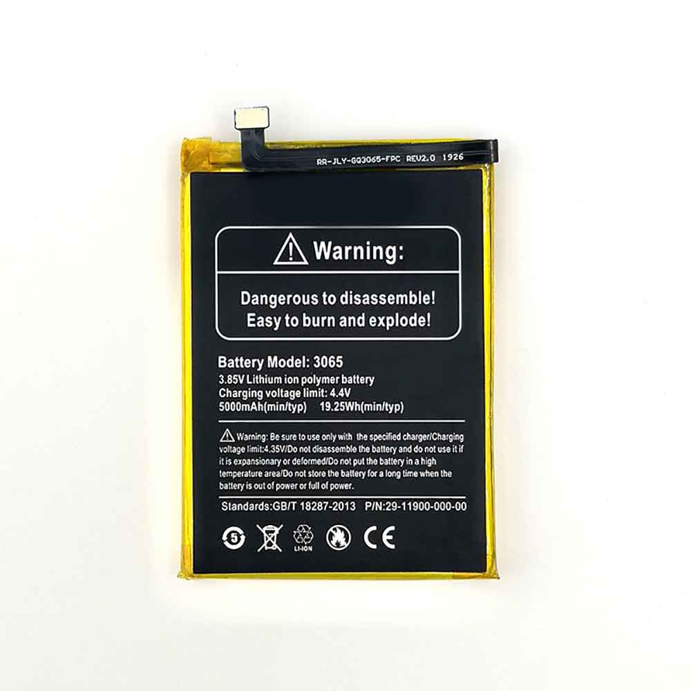 Batterie pour 5000mAh 19.25WH 3.85V 4.4V 3065