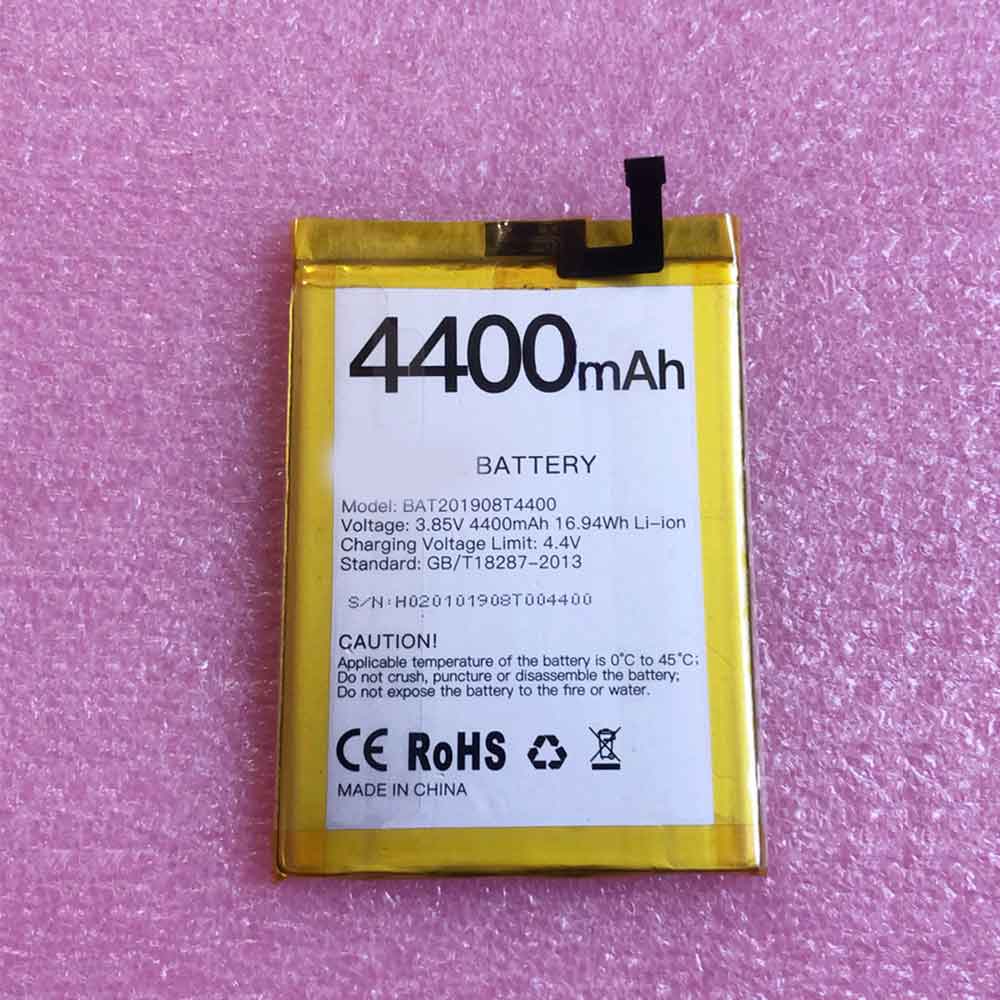 Batterie pour 4400mAh 16.94WH 3.85V 4.4V BAT201908T4400
