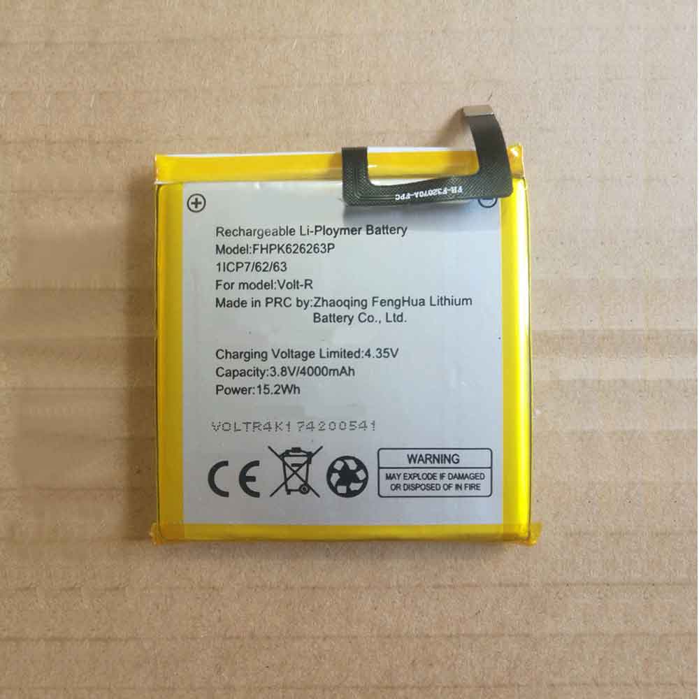 Batterie pour 4000MAH 15.2WH 3.8V 4.35V FHPK626263P