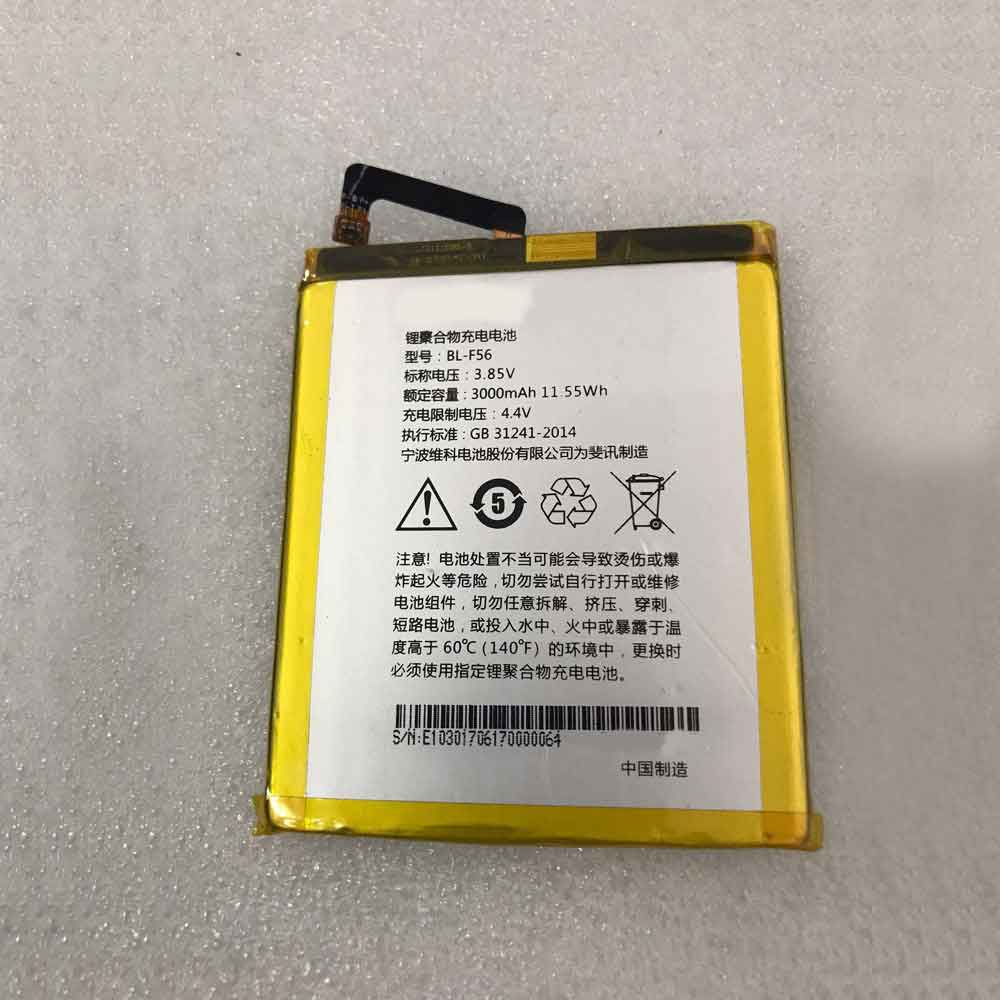 Batterie pour 3000MAH 11.55WH 3.85V 4.40V BL-F56