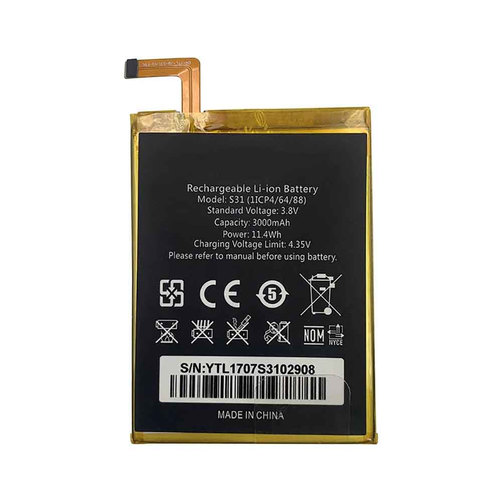 Batterie pour 3000mAh 11.4WH 3.8V 4.35V S31