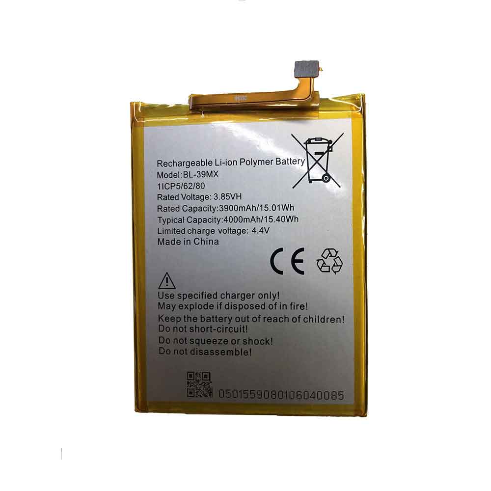 Batterie pour 3900mAh/15.01WH 3.85V 4.4V BL-39MX