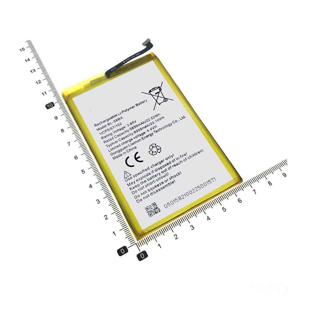 Batterie pour 5850mAh/22.52WH 3.85V 4.4V BL-58BX