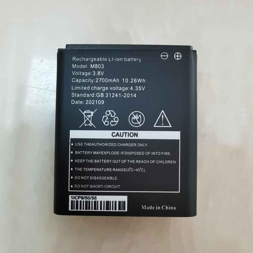 Batterie pour 2700mAh/10.26WH 3.8V 4.35V M803