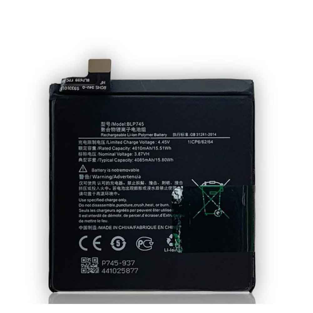 Batterie pour 4010mAh/15.51WH 3.87V 4.45V BLP745