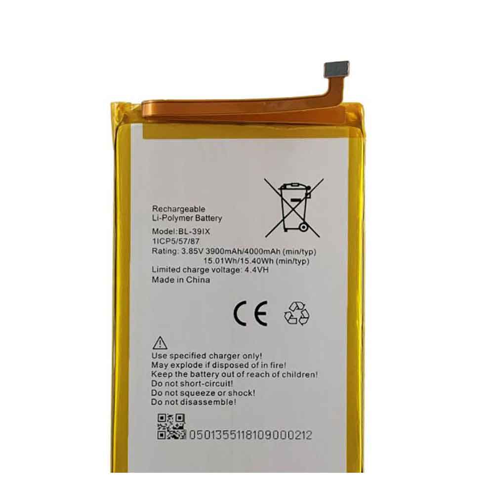 Batterie pour 4000mAh/15.40WH 3.85V 4.4V BL-39IX