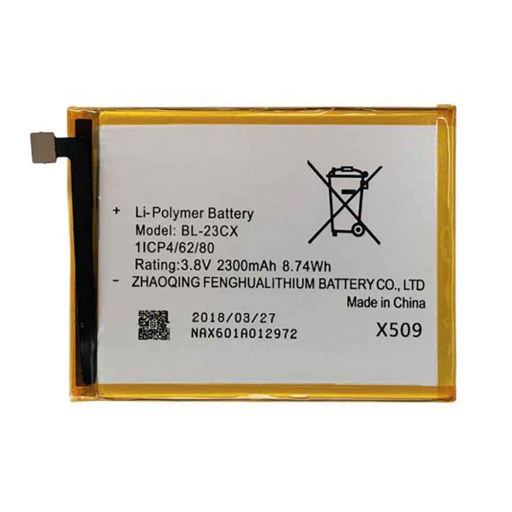 Batterie pour 2300mAh/8.74WH 3.8V BL-23CX