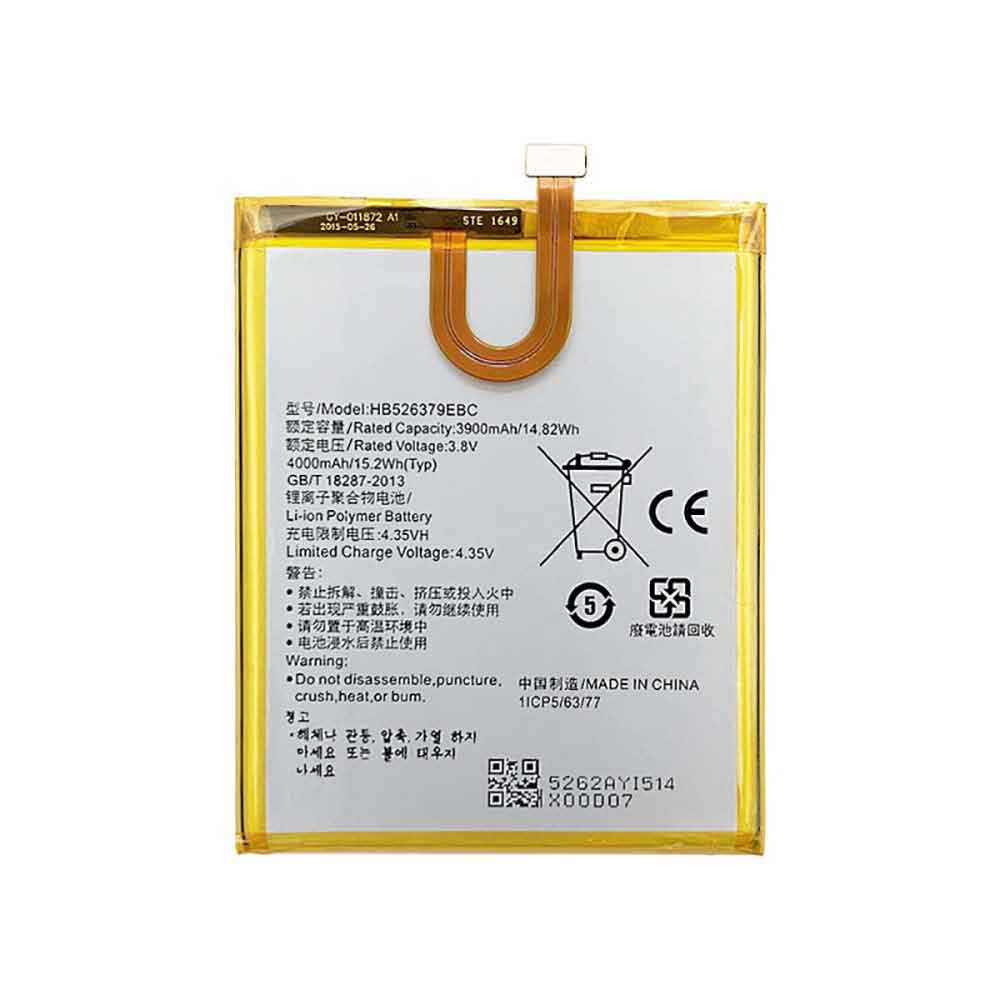 Batterie pour 4000mAh/15.2WH 3.8V 4.35V HB526379EBC