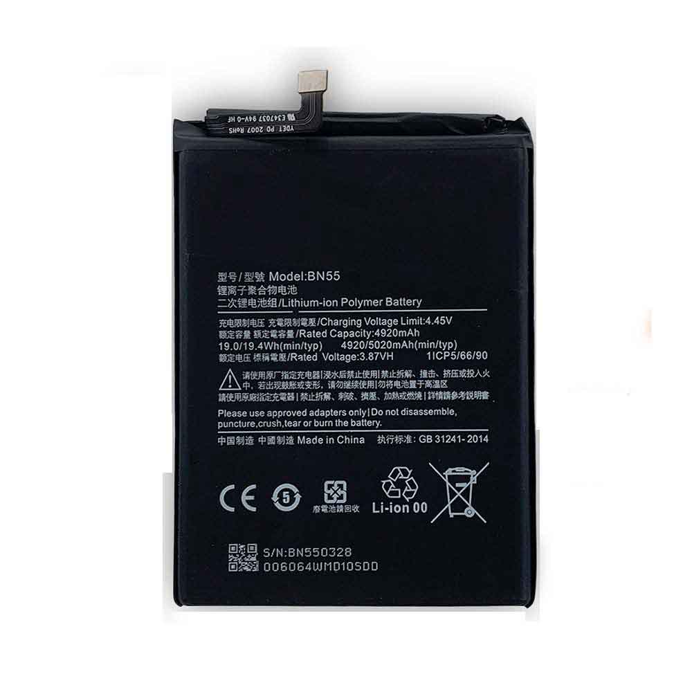 Batterie pour 5020mAh/19.4WH 3.87V 4.45V BN55